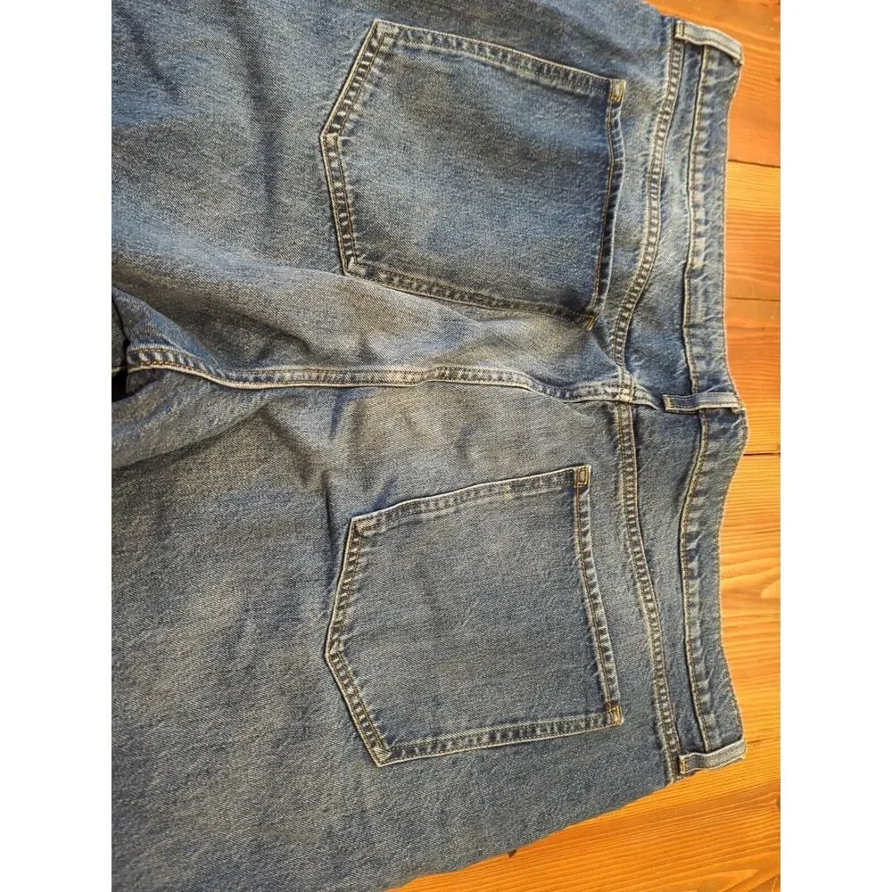 Men's‎ Banana Republic Mid-rise Loose StovePipe Jeans Sz 35 Button Fly